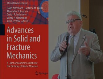 A monograph on solid and fracture mechanics was published for the 90th anniversary of Academician N.F. Morozov
